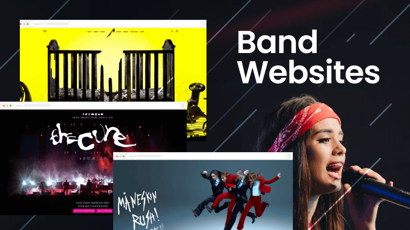 Band-Websites