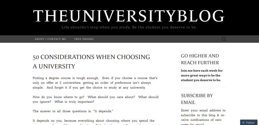 University-Blogs